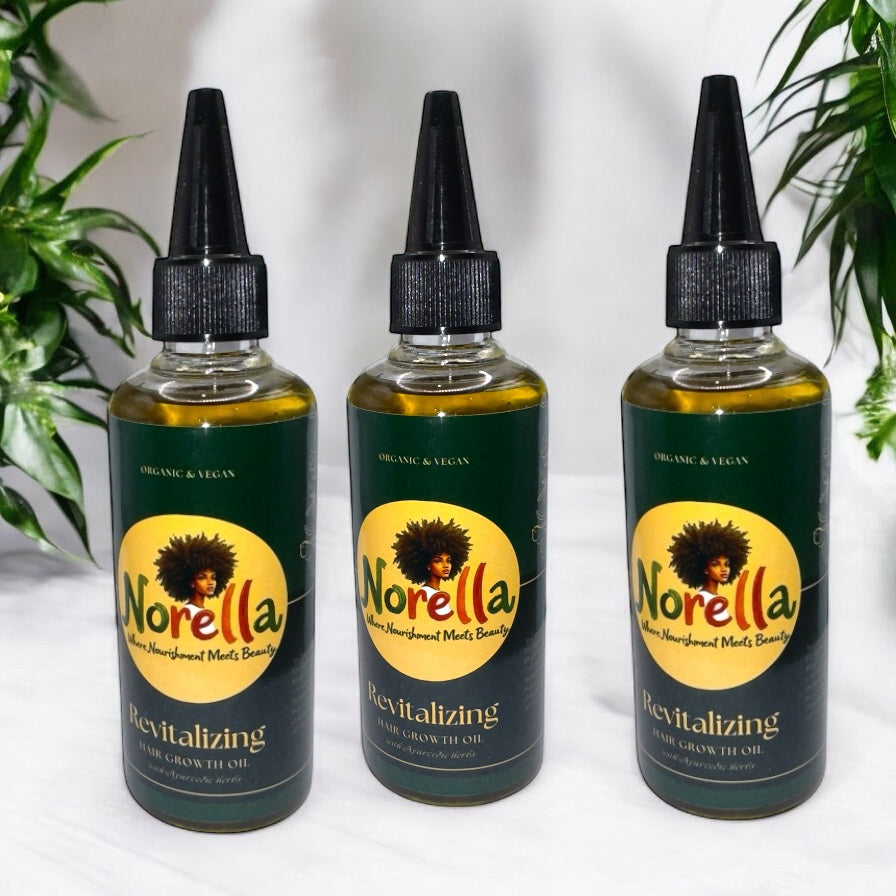 Revitalizing hair growth Oil Trio